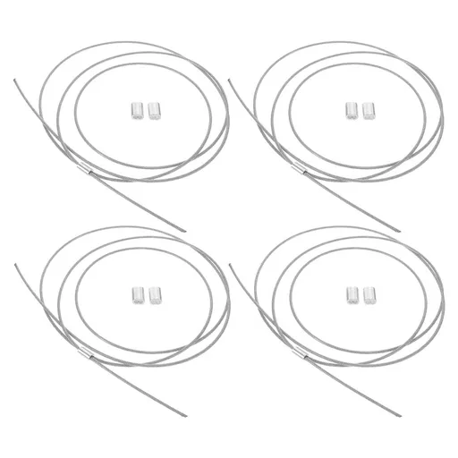 4 basketball net replacement ropes, basketball hoop net ropes, basketball net repair threading accessories