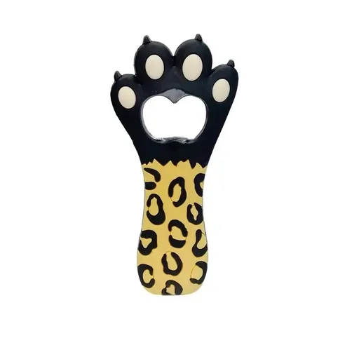 Refrigerator Magnet Silicone Metal Bottle Opener for Beer Coke Bartender Kitchen Barware Metal Novelty Cute Fun Shape