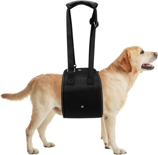 Dog Lift Harness Dog Sling for Large Dogs, Portable Dog Carrier Sling for Back Legs, Ajtable Hip Support Harness for Weak Rear Leg, Assist Senior Disabled Joint Injuried and After ACL