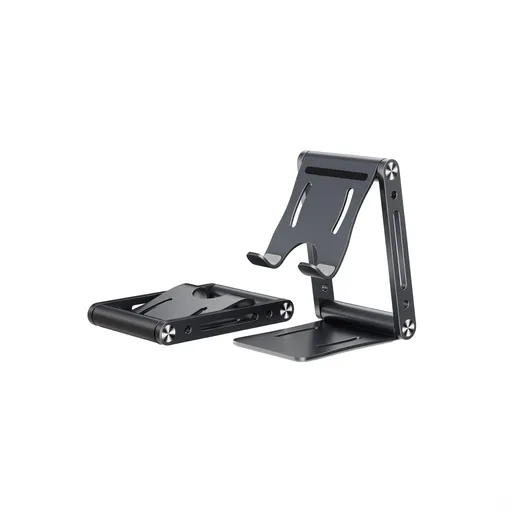 Metal Phone Stand This is spring K53 Rotating Desktop K53 desktop stand (gun gray)