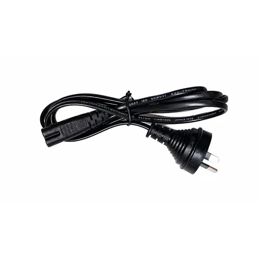AU 3 Pin Type I Plug to IEC 60320 C7 Power Cord 1.5m