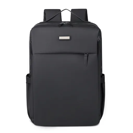 Black Large Capacity Airbag Backpack Multi-Compartment Laptop Backpack Travel Business Bag