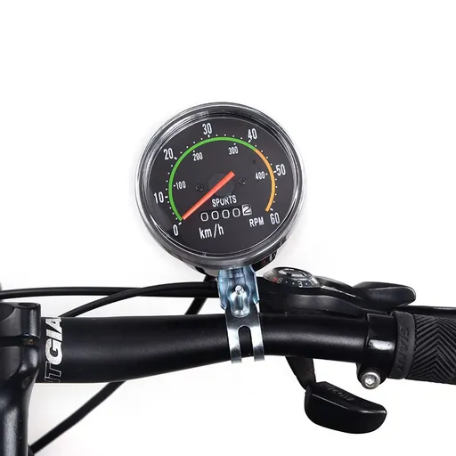 Motorcycle RPM Gauges Speedometer Black metal shell Digital Backlight and Tachometer Meter Odometer Instrument Assembly (Odometer)