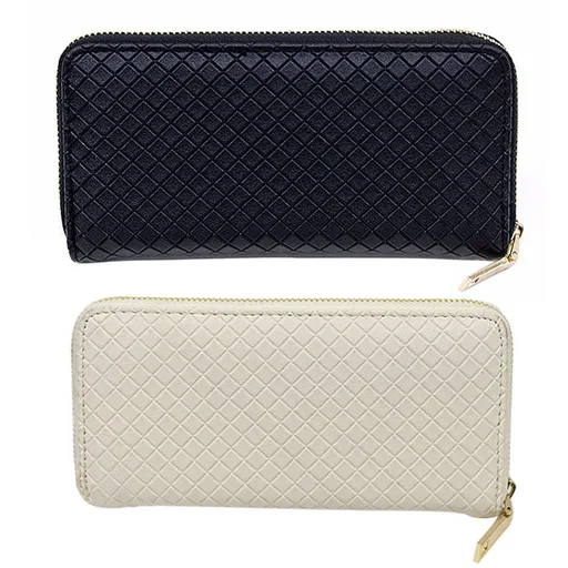 Square Wallet, Black White