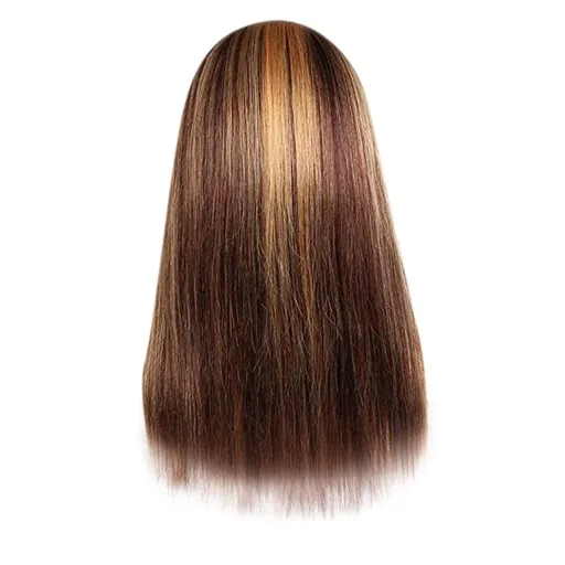 Highlight Wig Human Hair, HD Transparent Lace Wave Lace Front Wigs, Pre Plucked 200 Density Glueless Wig