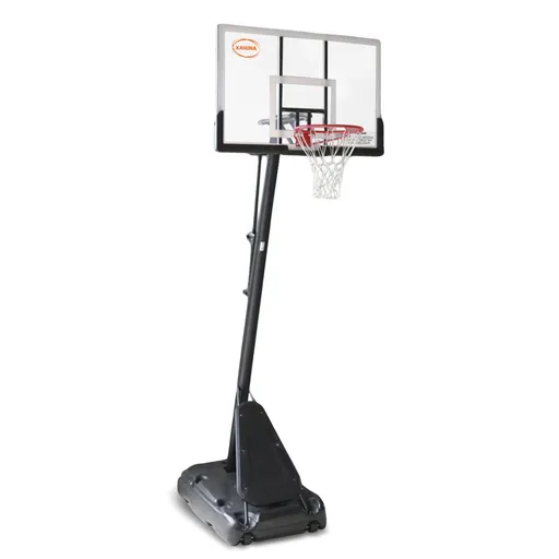 Kahuna Portable Basketball Hoop System Adjustable 2.3-3.05m Polycarbonate Backboard Breakaway Rim Outdoor Stand