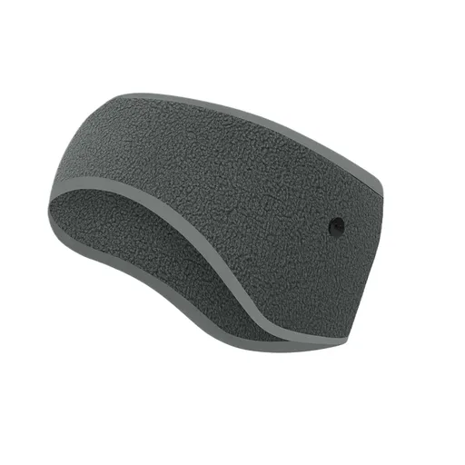 Winter Fleece Ear Warmer Headband with Button Straps for Running Cycling Hiking Outdoor Sports