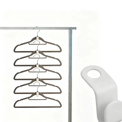 Hanger Hooks Clothes Hanger Connector Hooks 10 Pieces Thickened Hanger Extender Clips ，Buckle Hook for Closet Space Savers