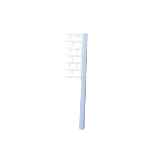 Hair Root Fluffy Comb Single Set Wide Tooth Massage Styling Comb for Volume - Blue
