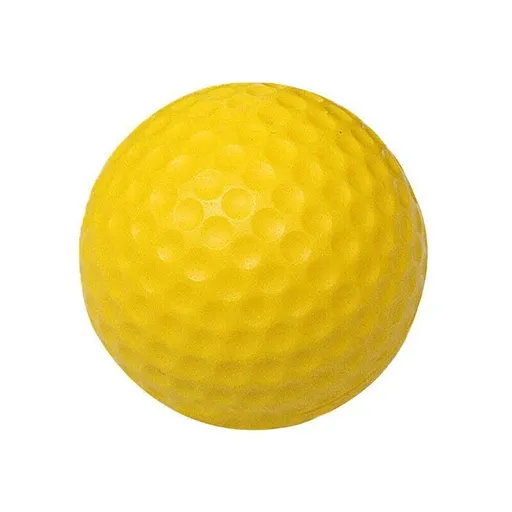 Indoor Outdoor Golf Training Foam Balls 12 Pack PU Soft Practice Accessories - Yellow