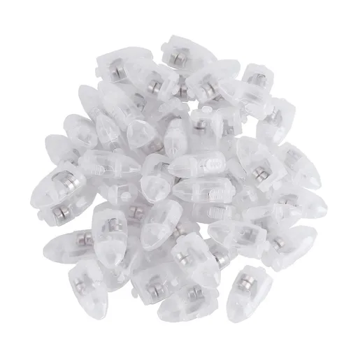 1 Set/50Pcs Waterproof LED Lights for Paper Lantern Ballon Wedding Party Decor White