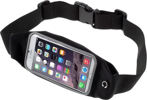 Sports Band Suitable for iPhone 6, 6s, and 7, 8 - Running - Sports - Waistband - Black