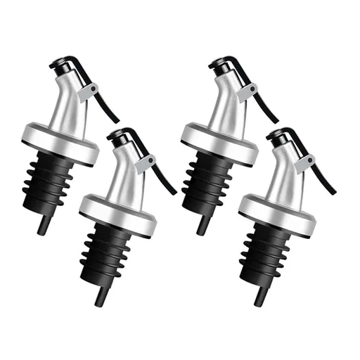 4Pcs Oil Bottle Stopper Lid Anti Drip Dustproof Leak Proof For Home Use And Professional Use