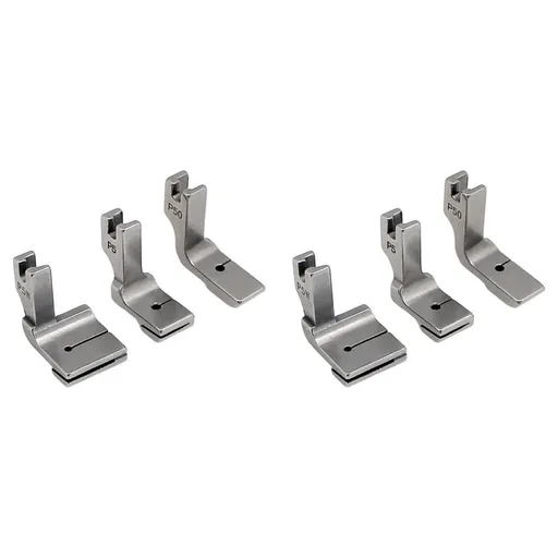 6PCS Gathering Pleated/Shirring Presser Foot P5 P50 P5W for Industrial Sewing Machine
