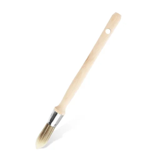 Small Paint Brush for Touch Ups,Walls Edge Painting Tool, Round Paint Brush House Wall Corners and Art Application