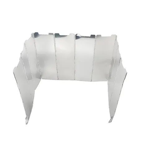 Folding Stove Windscreen - 10 Panels Wind Shield Aluminium Alloy Windshield Camp Stove Wind Screen for Stove in Camping