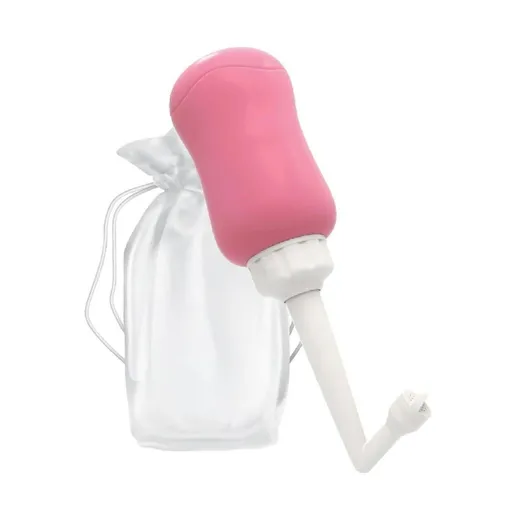 Portable Bidet for Women with Travel Bag,12 Oz Pink