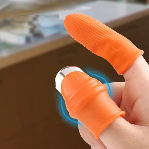 Garden Silicone Thumb Knife Finger Cutter Vegetable Harvesting Tool Picking Aid - S