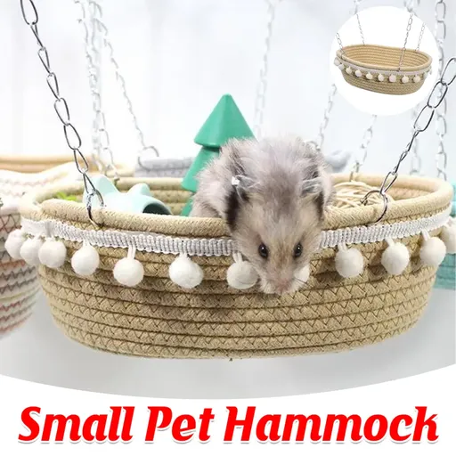 Small Pet Hammock For Hamster Guinea Pig Rat Ferret Cage Hanging Bed Nest