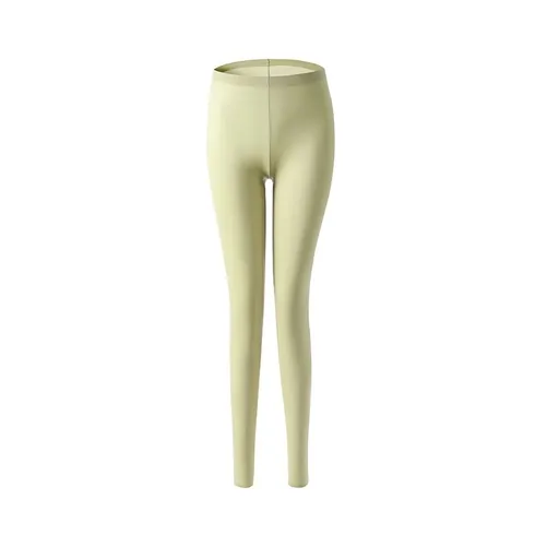 House Of Dasein 37 Degrees Constant Temperature Selfheating Thermal Underwear Winter Ultrathin - Light Green Trousers