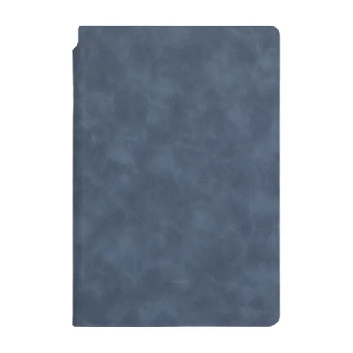 Blue A4 PU Leather Whiteboard Notebook with 3-Color Pens, Eraser & Cloth - Reusable Eco-Friendly Desktop Memo Pad & Handheld Writing Tablet