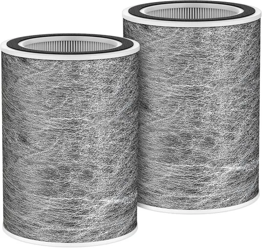 HP202 Replacement Filter Compatible with HP201, UA205, AP1000 HP200 For Shark HC501, HC502 Air Purifier MAX Replacement Filter HEPA, Part # HE2FKBASMB, HE2FKBAS, HE2FKPET, HE2FKPRO (2 Pack)
