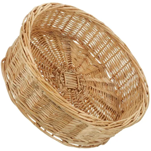 Restaurant hand woven storage basket set, 10.6 x 3.1 inches