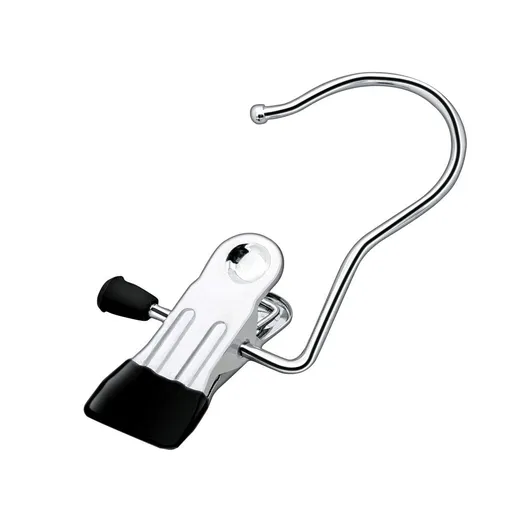 10 PCS Laundry Hanging Hooks Clips, Boot Hangers Heavy Duty Stainless Steel Portable Travel Drying Clothes Pins
