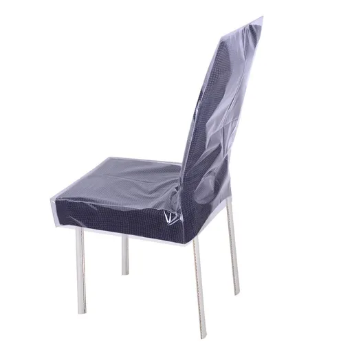 Dinning Chair Plastic Covers-Heavy Duty Clear Slipcovers Seat Protectors Waterproof Covers Your Chairs from Cat Damage
