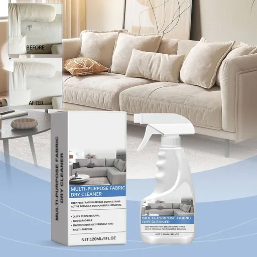 Fabric Cleaner, Fabric Stain Remover Spray, Multi-Surface Fabric And Upholstery Cleaner, Safely Remove Tough Stains For Couches, Sofas & Car Interiors