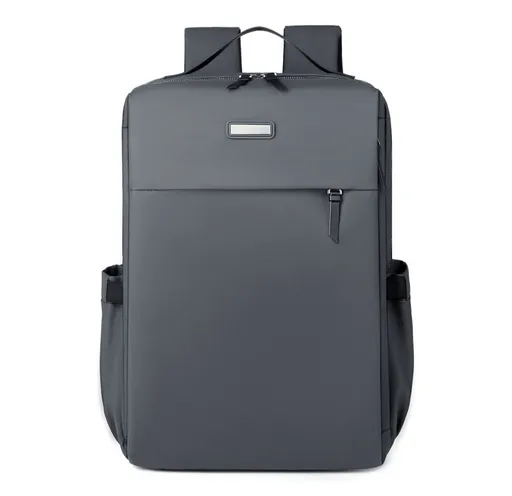 Dark grey Large Capacity Airbag Backpack Multi-Compartment Laptop Backpack Travel Business Bag