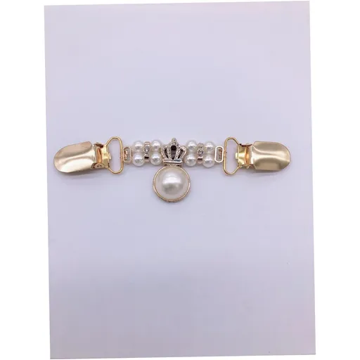 1pcs Shawl Clips Sweater Clip Pearl Cardigan Clips Fashionable Collar Clips Shawl Accessories Anti-light
