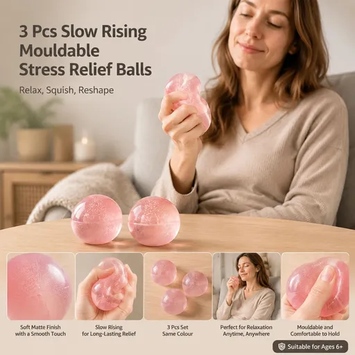 Baby Pink Gentle Squishy 6cm 3 Pack