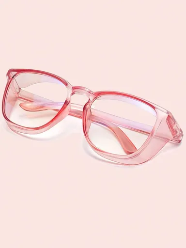 1pc Fashion Goggles Nail Tools Windproof Goggles Anti Pollen Fog Sand Dust Splash Protection Male Female Glasses Nail Supplies Art Tools For Press On Nails(Pink)