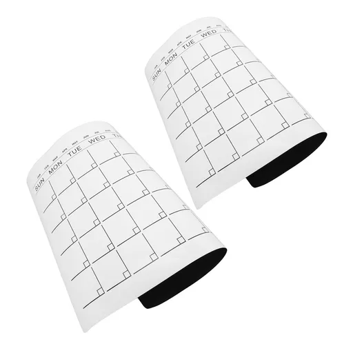 Self-Adhesive Whiteboard Calendar, Removable and Reusable, 2Pcs