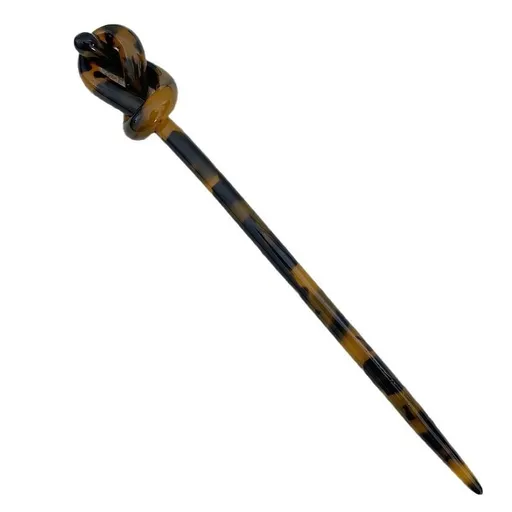 7.28 Inch Tortoise Shell Long Hair Sticks Acetate Hair Pin for Women Thick Long Hair for Women Girls Hairstyle(pack of 4)