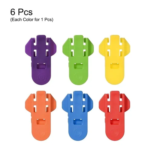 6PCS Plastic Tab Can Openers for Pop,Beer,Coke or Soda,Manual Easy Can Opener,Plastic Can Opener Soda,Easy Can Opener Manual