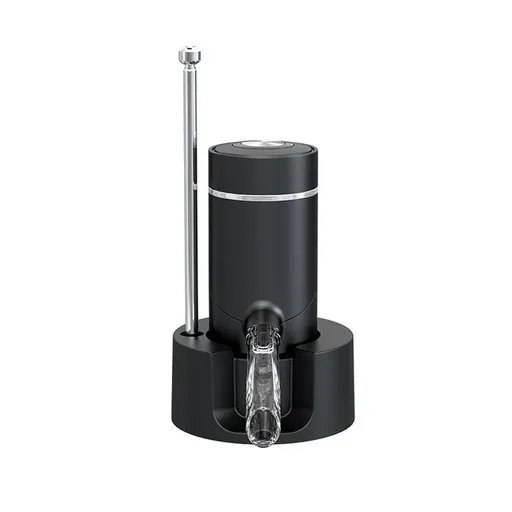 3-in-1 Electric Wine Aerator & Decanter Set with Stand Base - Automatic Pump Dispenser, Retractable Tube, and Built-in Pourer, Ideal Gift for Wine Lovers