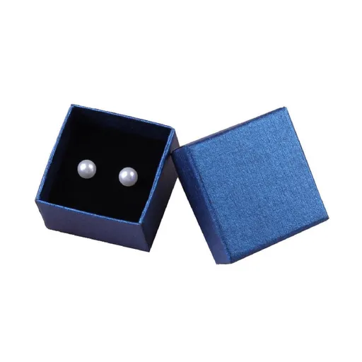 20pcs Ring Earring Gift Boxes Small Jewelry Packaging Storage Case Organiser - Blue