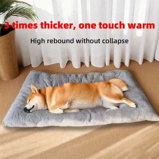 Christmas. A holiday gift for the dog. A warm dog bed in winter. Dog kennel. Dog cage mat. Dog cage mat. Comfortable and soft dog mattress. Dog mattress. Pet bed. Pet bed. Pet mat. Suitable for large dogs such as Golden Retrievers and German Shepherd