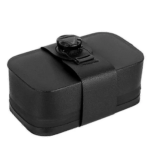 Cycling Saddle Bag, TPU Bicycle Seat Bag with Water Resistant Design and Quick Installation for Bike Tools, Spare Parts and Accessories - Black