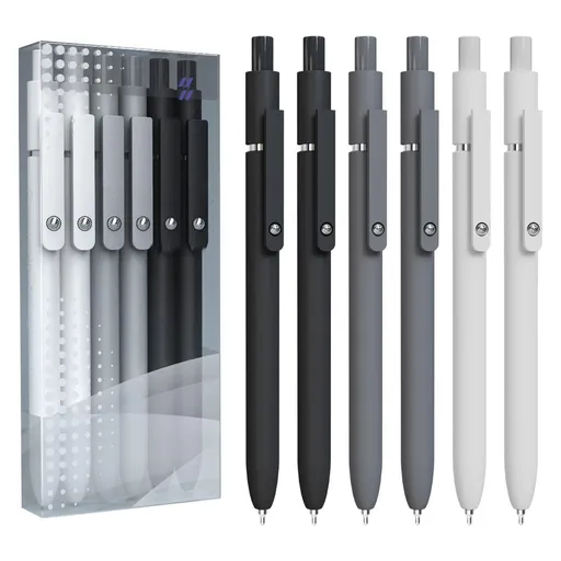 0.5Mm Pens Smooth Writing Tip, Cool Beauty Teacher Desk Pen, 6-Piece, Pen, Writing Instrument, Office Supply