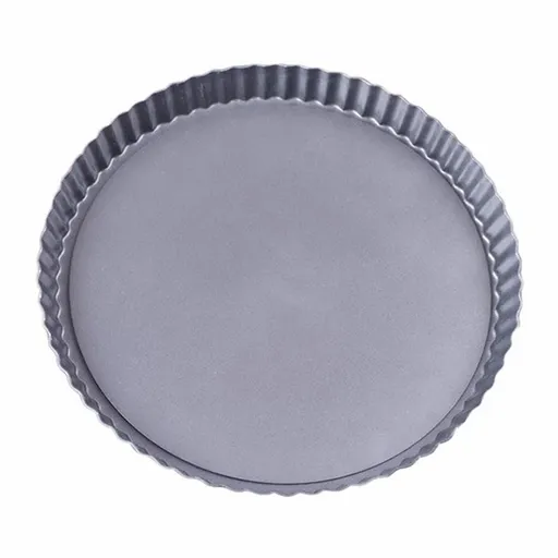 11 Inch Non-Stick Steel Tart Pan, Chrysanthemum Bottom Round Lace Pie Pan for Oven (1 Piece) – Textile, for 11 Inch Non-Stick Chrysanthemum Bottom Pizza Pie Pan