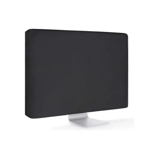 Monitor Dust Cover Anti-Static Dustproof Panel Case Computer Screen Protective Sleeve Compatible with Desktop and TV, Black