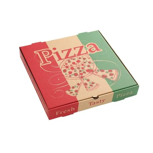 Pizza Boxes Durable 11inch Colourful 50 Piece