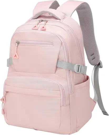 Girls Backpack, Lightweight Aesthetic Bookbag with Anti-Theft Pocket, Laptop Backpack for College and Daily Use