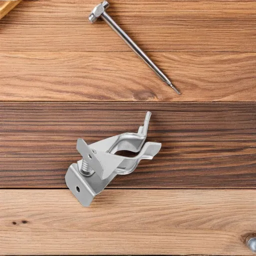 10Pcs Silver Metal Broom Holder Wall Mount Clips Strong Spring Clamp for Tool Storage