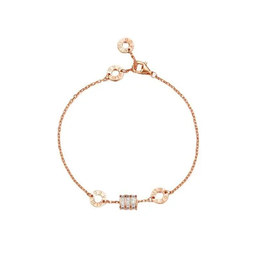 Rose Gold Bracelet Petite Waist Jewelry Elegance Rose Gold Chain Bracelet for Mother Lovers Teen Girls Girlfriends Gifts