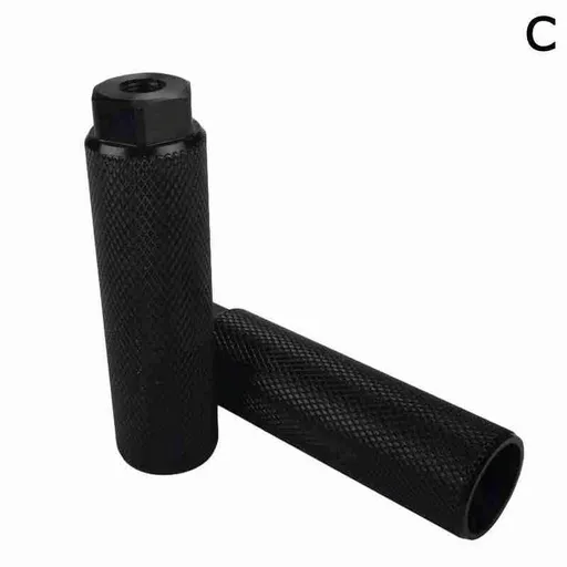 1 Pair MTB BMX Bike Alloy Foot Stunt Pegs Footrest V4V7 Cylinder Lever Grip K7E3