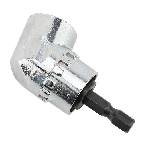 105 Degree Right Angle Drill Attachment Self Locking Power Screwdriver Right Angle Driver Adapter for Tight Space